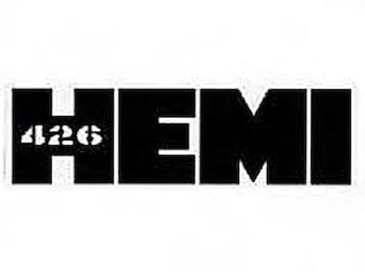 Air Cleaner Lid Decal "426 Hemi"