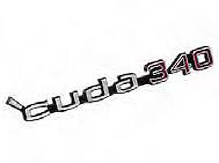 "Cuda 340 Emblem 1970-73 "Cuda