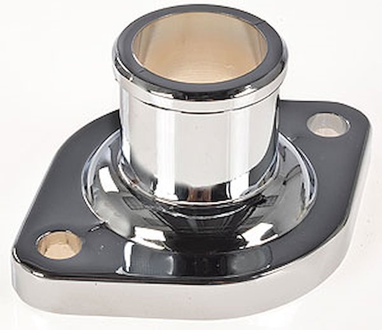 Chrome Thermostat Housing Fits All Slant Six, Small-Block, Big-Block & HEMI Engines 1978 & Prior