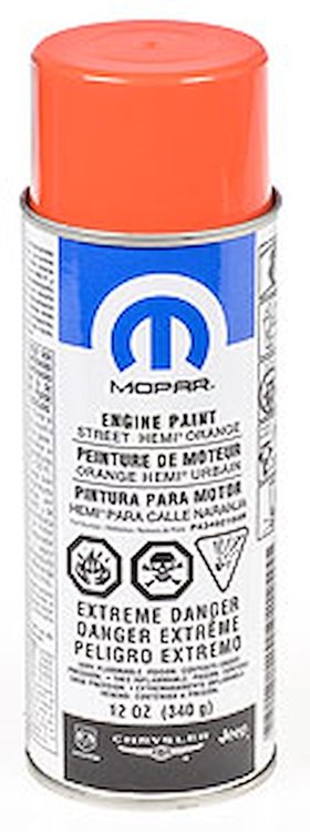 Mopar Engine Paint Street Hemi Orange