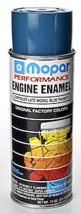 Mopar Engine Paint Blue