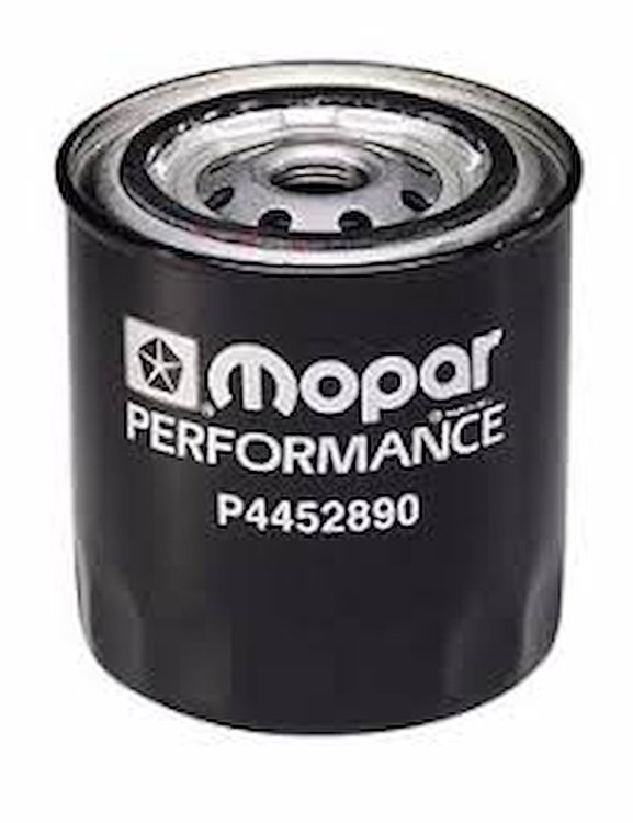 High Performance Oil Filter Black Finish