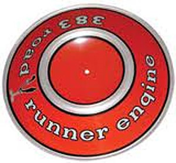Engine ID Plate 383 Road Runner