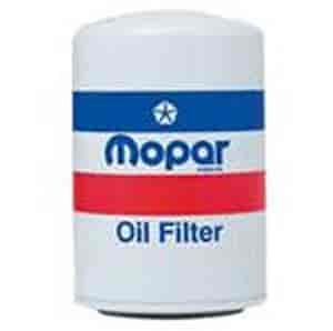 Oil Filter White with Blue Stripe