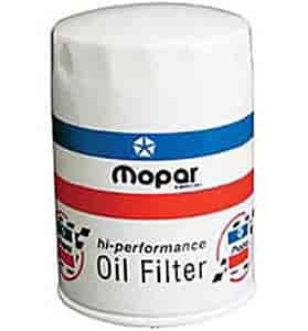 Oil Filter White with Red Stripe