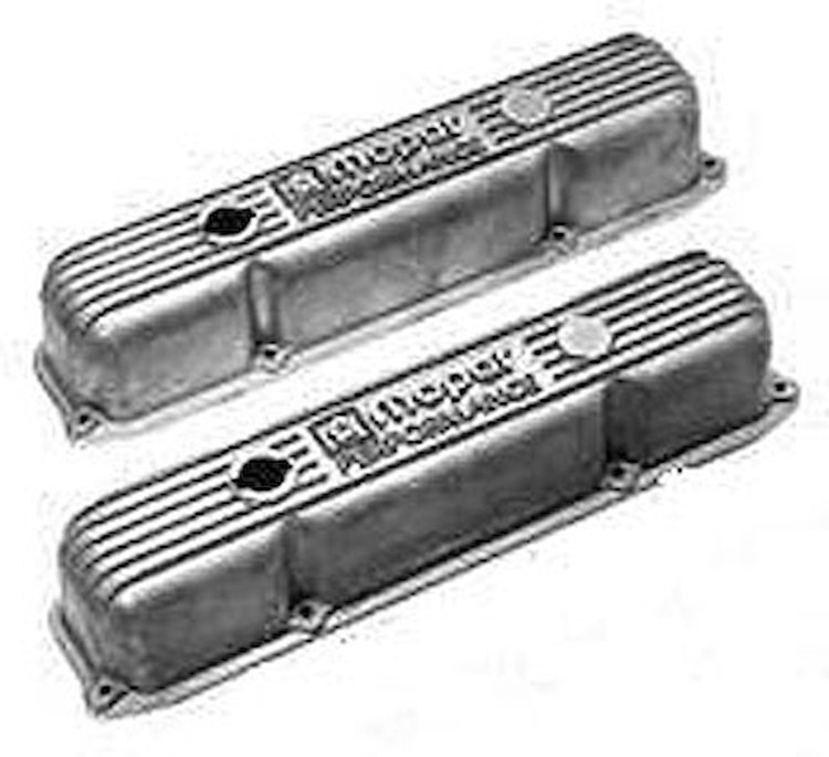 "As Cast" Aluminum Valve Covers 318/340/360 Small Block Engines