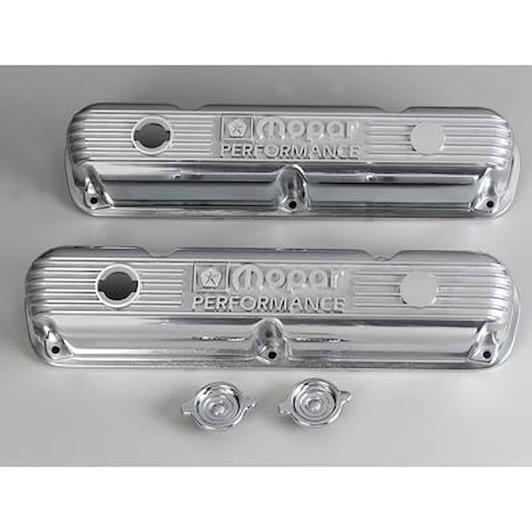 Polished Aluminum Valve Covers 318/340/360 Small Block Engines