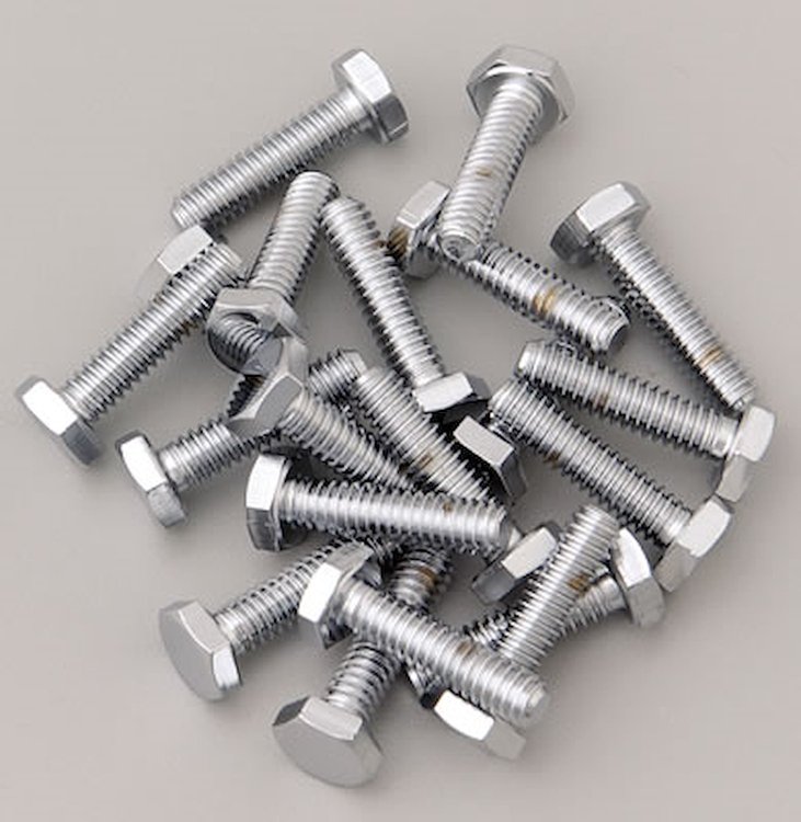 Chrome Valve Cover Bolts Cast Aluminum Valve Covers Only