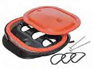 Six Pack Air Cleaner Kit Cold Air Style - Fits 1970 Six Pack w/ Air Grabber or Ramcharger Hood Scoop