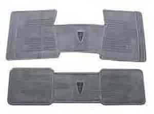 Mopar Logo Rubber Floormats Black