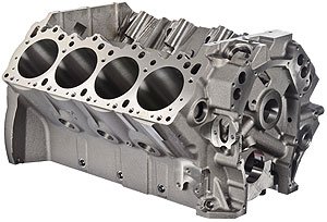 BB-Chrysler Hemi Cast Iron Siamese-Bore Block Rough Bore: 4.240"