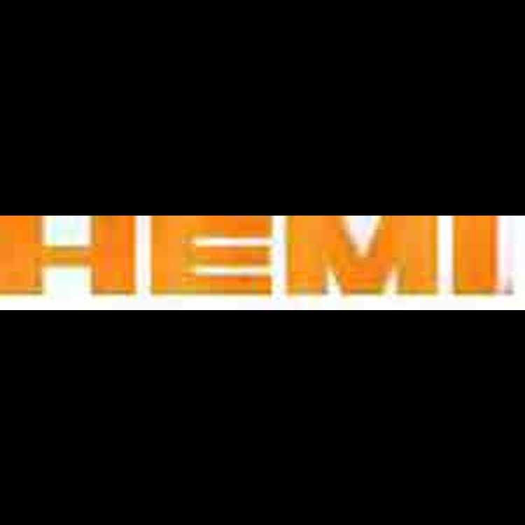 HEMI Decal Orange