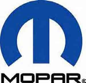 Mopar Omega M Decal Blue on White