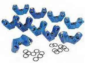 Rocker Shaft Stand Blue Anodized