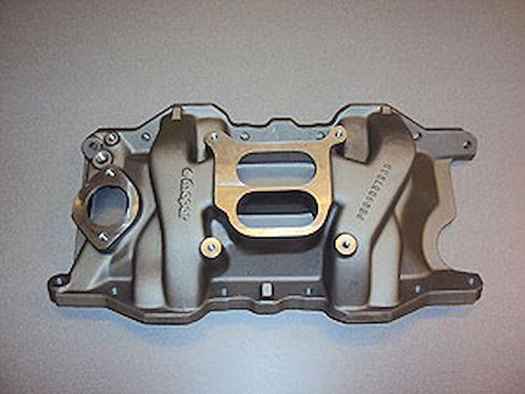 Aluminum Dual Plane Intake Manifold Fits W2 Cylinder Heads w/ Oval Intake Ports