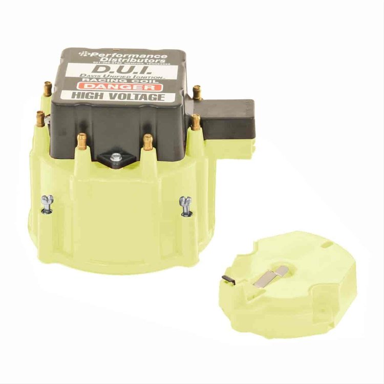 Yellow-Ignition Part-GM D.U.I. V-8- 74 - Present- L-Clamp Style