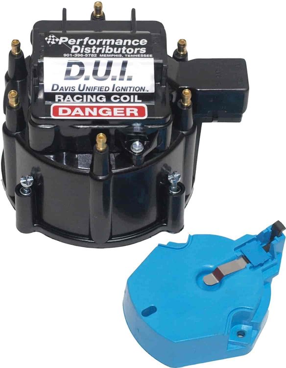 Black- Ignition Part-GM D.U.I. V-6- 74 - Present