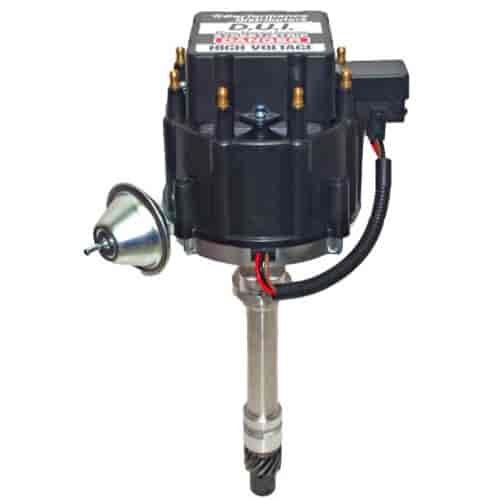 Street/Strip Distributor Black for GM ZZ350 Crate Engine
