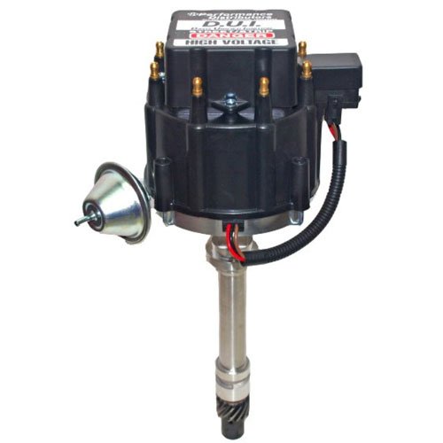 Street/Strip Distributor Black for GM Fast Burn 385 Crate Engine