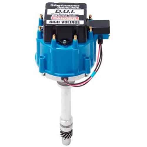 Davis Unified Ignition D.U.I. Distributor-Black Cap-All SB & BB Chevy V-8 s