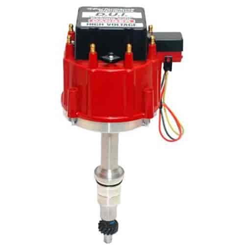 Davis Unified Ignition D.U.I. Distributor-Black Cap-All SB & BB Chevy V-8 s