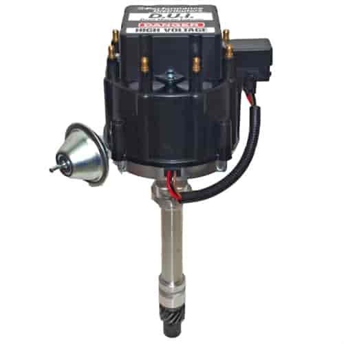 Distributor-Black Cap-Chev Tall Block w/Adj. Slip Collar 427-454