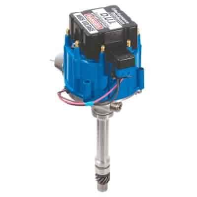Street/Strip Distributor Black for GM Small/Big Block V8 Mechanical Tach Drive