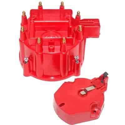 Red- Ignition Part-Brass Terminal Cap & Rotor- 92- 03 Dodge Ram-