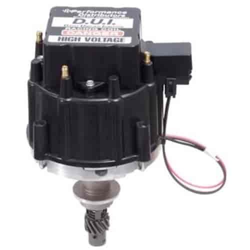 Mini-Stock Distributor Black for Pontiac 151 ci