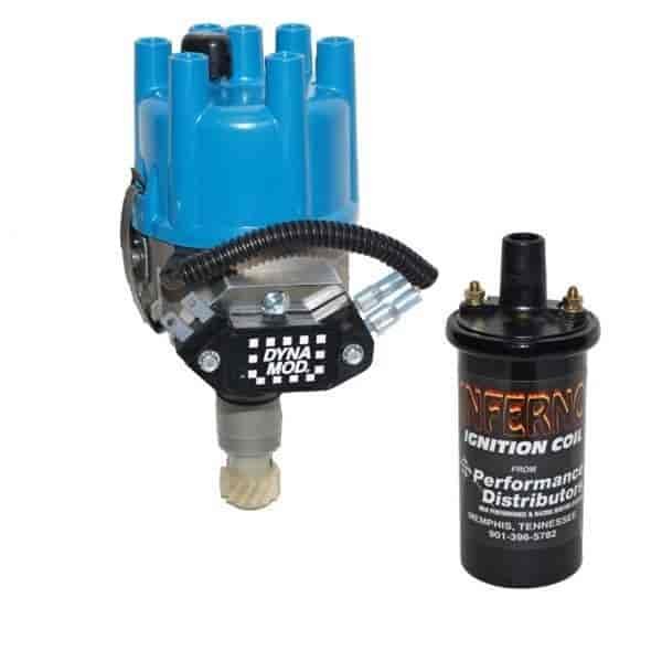 Tri-Power Ignition System Dodge/Chrysler Slant-6 170-198-225ci - Blue Cap