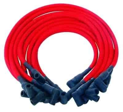 Plug Wires- HEI Term -Red-Buick 455- Over Valve Covers- Straight Boot