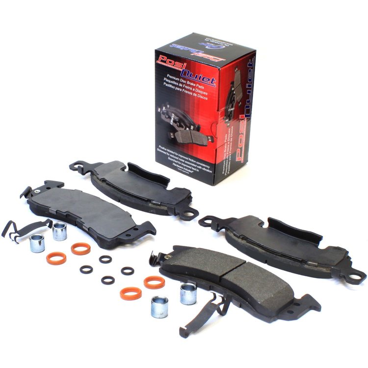 PosiQuiet Semi Met Pads 1967-1996 Buick Cadillac Checker Chevrolet GMC Jeep Oldsmobile Pontiac 442 9