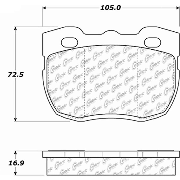 PosiQuiet Semi Met Pads 1994-1999 Land Rover Discovery