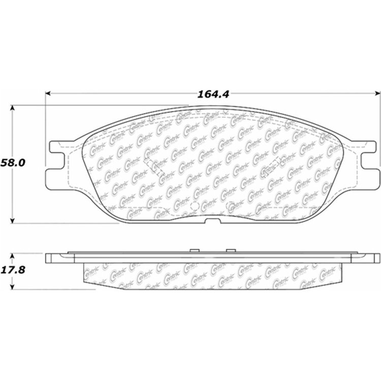 PosiQuiet Semi Met Pads 1999-2003 Ford Windstar