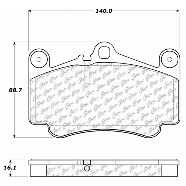 PosiQuiet Semi Met Pads 1999-2012 Porsche 911