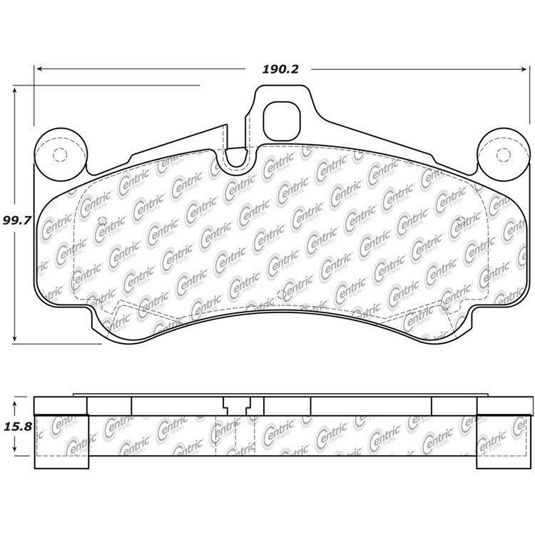 PosiQuiet Semi Met Pads 2010-2011 Porsche 911