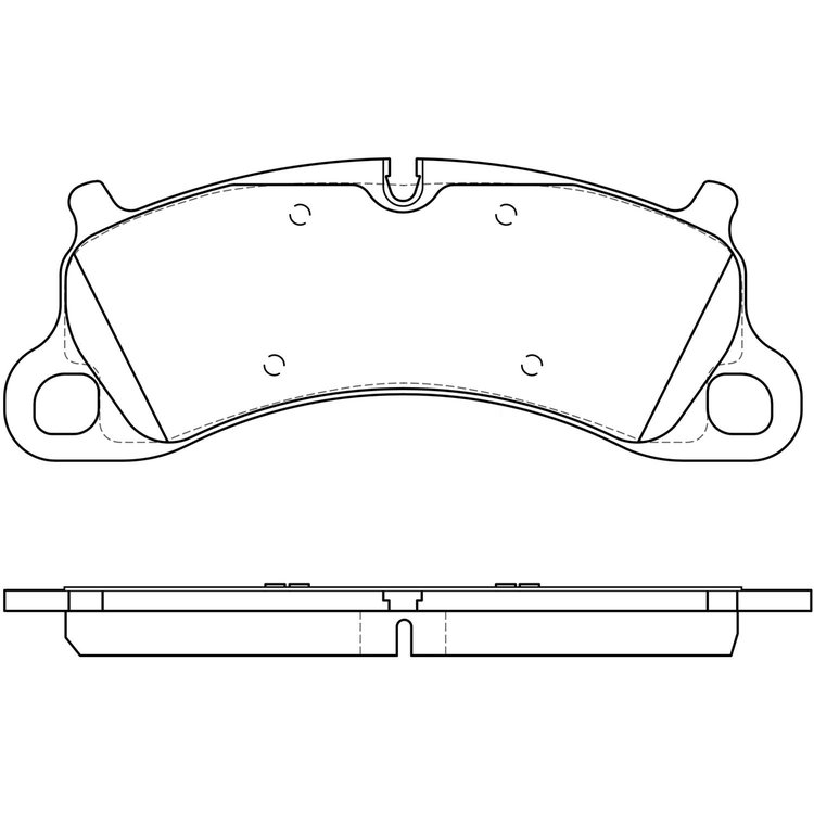 PosiQuiet Semi Met Pads 2013-2014 Porsche 911