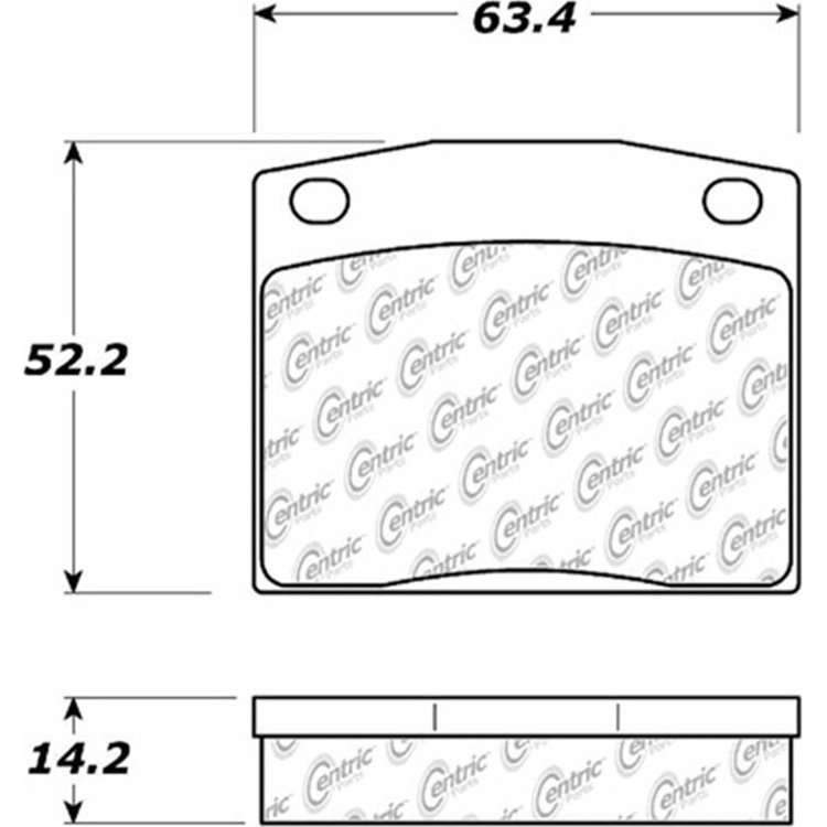 PosiQuiet Ceramic Pads 1974-1982 Honda for Nissan 200SX 210 510 610 710 B210 Civic