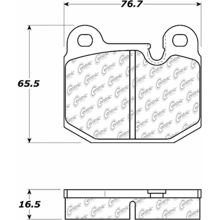 PosiQuiet Ceramic Pads 1974-1989 Alfa Romeo BMW Lotus Opel 1900 320i Esprit GTV-6 Manta Milano