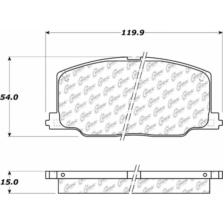 PosiQuiet Ceramic Pads 1987-1993 Lexus Toyota Camry Celica ES250