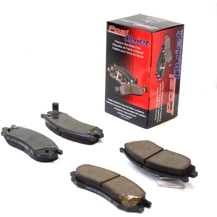 PosiQuiet Ceramic Pads 1991-1998 Saturn SC SC1 SC2 SL SL1 SL2 SW1 SW2