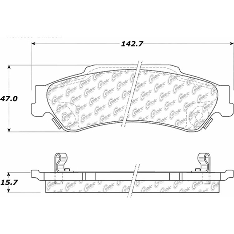 PosiQuiet Ceramic Pads 1997-2005 Chevrolet GMC Isuzu Oldsmobile Blazer Bravada Hombre Jimmy S10 Sonoma