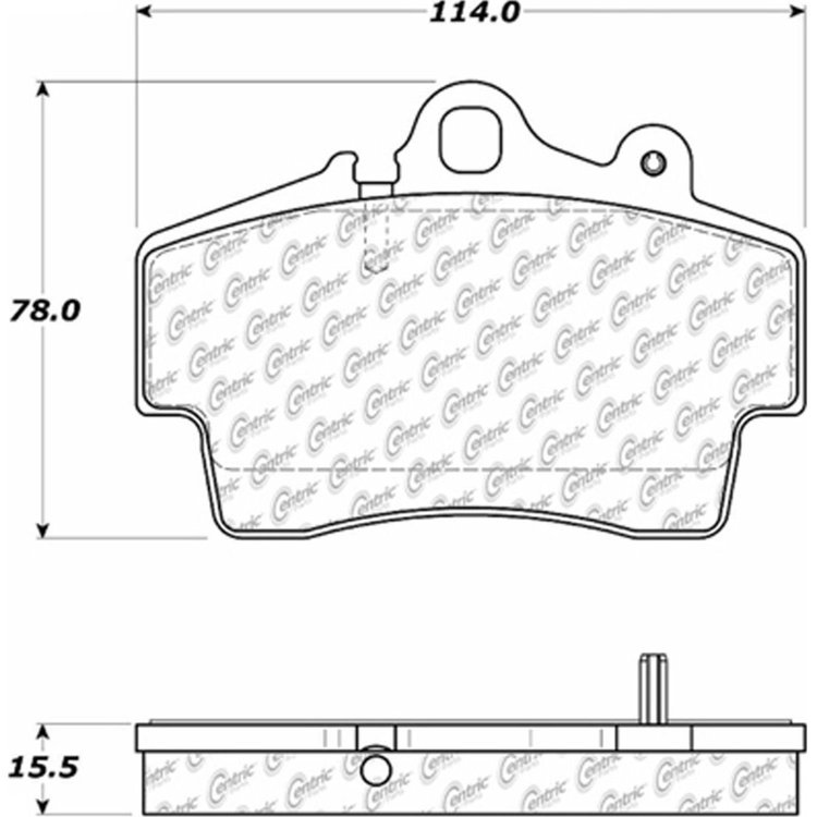 PosiQuiet Ceramic Pads 1997-2008 Porsche Boxster Cayman