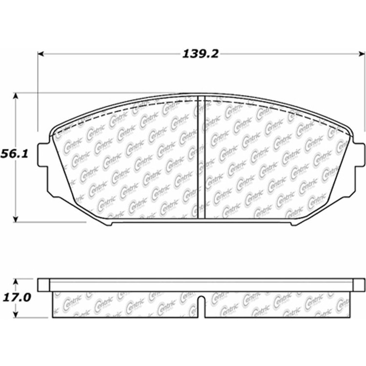 PosiQuiet Ceramic Pads 1999-2004 Acura Honda MDX Odyssey