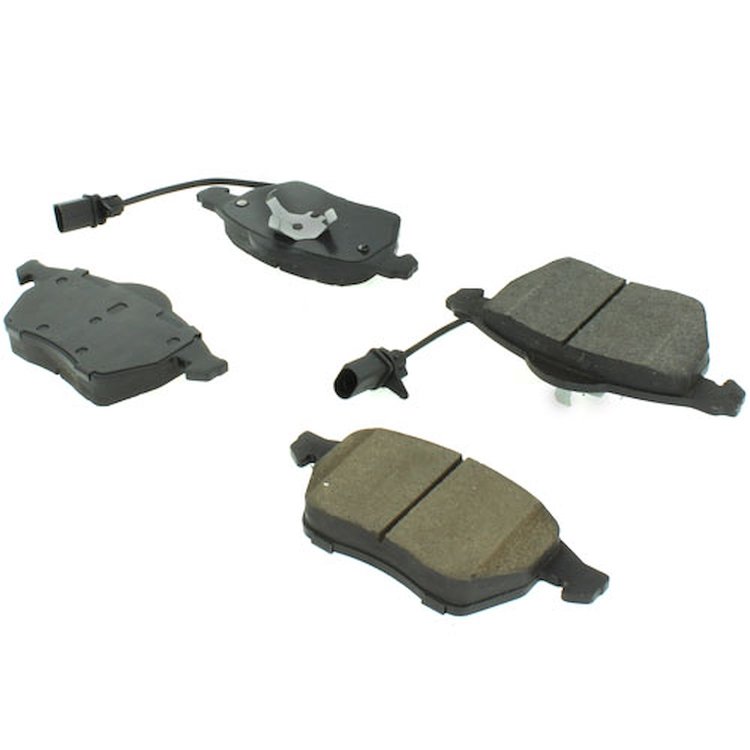 PosiQuiet Ceramic Pads 1998-2012 Audi Seat Volkswagen A4 A4 Quattro A6 A6 Quattro Exeo Passat Sharan