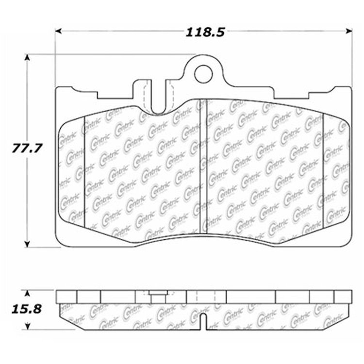 PosiQuiet Ceramic Pads 2001-2006 Lexus LS430