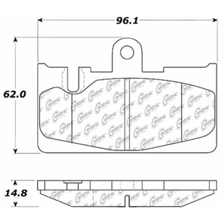 PosiQuiet Ceramic Pads 2001-2006 Lexus LS430