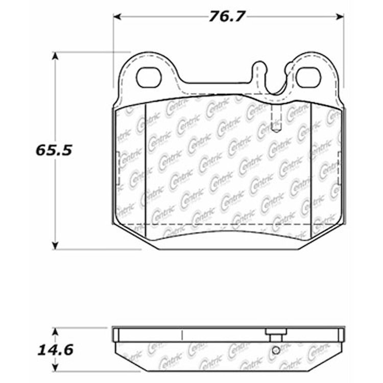 PosiQuiet Ceramic Pads 2000-2005 Maserati Mercedes-Benz ML430 ML500 ML55 AMG Quattroporte