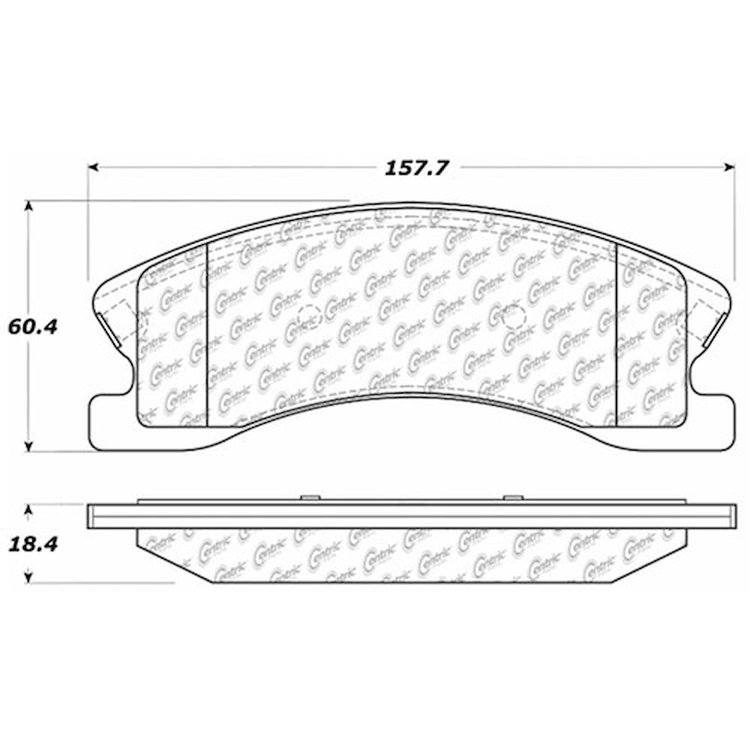 PosiQuiet Ceramic Pads 1999-2004 Jeep Grand Cherokee