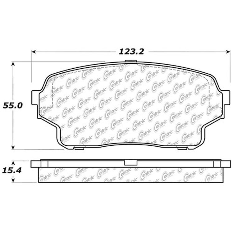 PosiQuiet Ceramic Pads 2004-2006 Suzuki XL-7